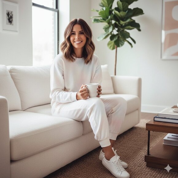 NWT Current/Elliott THE DALLAS SWEATPANT SOFT PASTEL - Picture 1 of 3